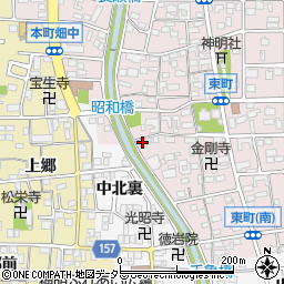 愛知県岩倉市東町東市場屋敷54周辺の地図