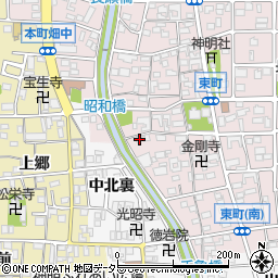 愛知県岩倉市東町東市場屋敷56周辺の地図