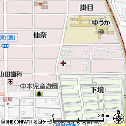 愛知県岩倉市東町掛目125周辺の地図