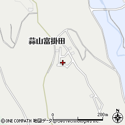 岡山県真庭市蒜山富掛田515-58周辺の地図
