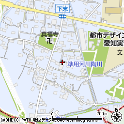 愛知県小牧市下末1063周辺の地図