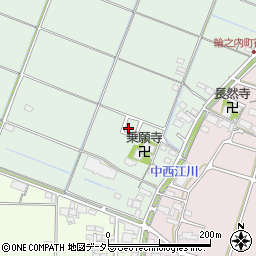 岐阜県安八郡輪之内町福束新田252周辺の地図