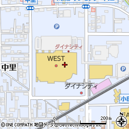 ヴィノスやまざき　小田原店周辺の地図