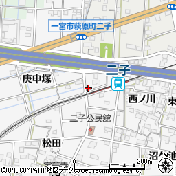 愛知県一宮市萩原町萩原大日13周辺の地図