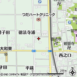 愛知県一宮市大和町妙興寺徳法寺浦18周辺の地図