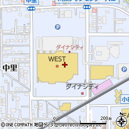 ラパックス小田原ダイナ店周辺の地図