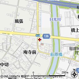 愛知県一宮市明地新田橋上南41周辺の地図