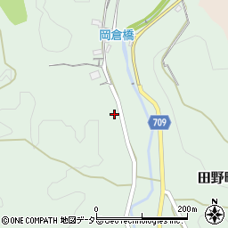 京都府綾部市田野町赤坂周辺の地図