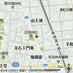 愛知県一宮市大和町妙興寺地蔵恵22周辺の地図