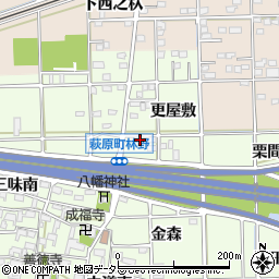 愛知県一宮市萩原町林野更屋敷51周辺の地図