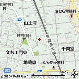 愛知県一宮市大和町妙興寺山王浦95周辺の地図