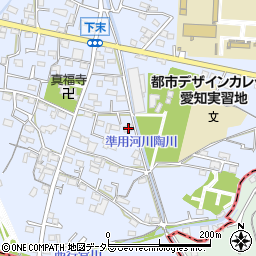 愛知県小牧市下末1043周辺の地図