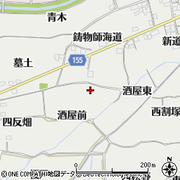愛知県一宮市丹陽町重吉周辺の地図
