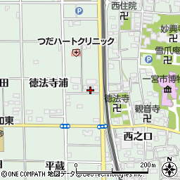 愛知県一宮市大和町妙興寺徳法寺浦13周辺の地図