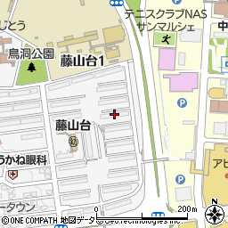 藤山台団地１１３棟周辺の地図