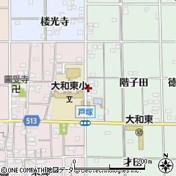 愛知県一宮市大和町妙興寺階子田89周辺の地図