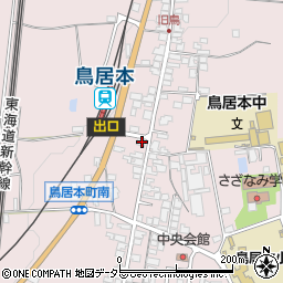 滋賀県彦根市鳥居本町1613周辺の地図