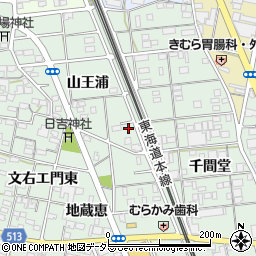愛知県一宮市大和町妙興寺山王浦92周辺の地図