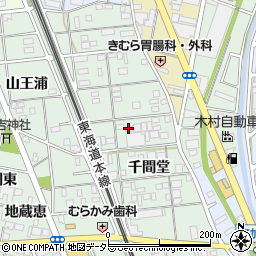 エス千間堂１－Ａ周辺の地図