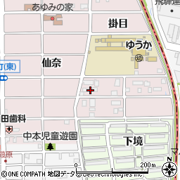 愛知県岩倉市東町掛目129周辺の地図