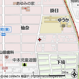 愛知県岩倉市東町掛目128周辺の地図