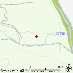 宿浪川周辺の地図