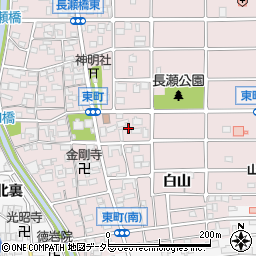 愛知県岩倉市東町東市場屋敷349周辺の地図