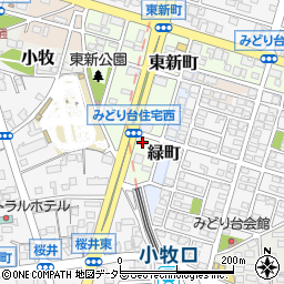 東建コーポレーション株式会社　北名古屋施工センター周辺の地図