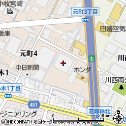 林運輸株式会社　名古屋営業所周辺の地図