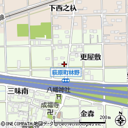 愛知県一宮市萩原町林野宮浦26周辺の地図