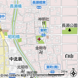 愛知県岩倉市東町東市場屋敷93周辺の地図