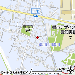 愛知県小牧市下末1062周辺の地図