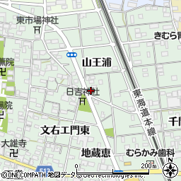 愛知県一宮市大和町妙興寺山王浦80周辺の地図