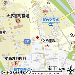 津知家周辺の地図