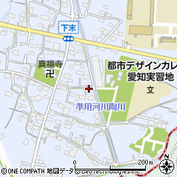 愛知県小牧市下末1045周辺の地図