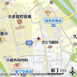 津知家周辺の地図