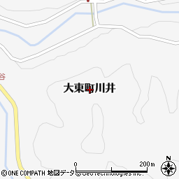 島根県雲南市大東町川井周辺の地図
