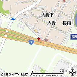 福知山警察署長田野交番周辺の地図