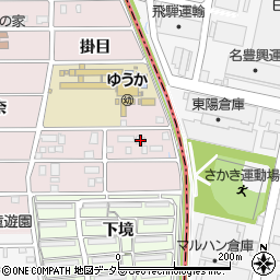 愛知県岩倉市東町掛目142周辺の地図