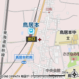 滋賀県彦根市鳥居本町660-4周辺の地図