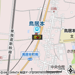 滋賀県彦根市鳥居本町653周辺の地図