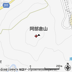 阿部倉山周辺の地図