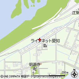 愛知県一宮市東加賀野井江西98周辺の地図