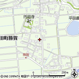 岐阜県海津市平田町勝賀1438周辺の地図