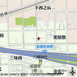 愛知県一宮市萩原町林野宮浦周辺の地図