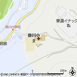 瀬戸市立掛川小学校周辺の地図