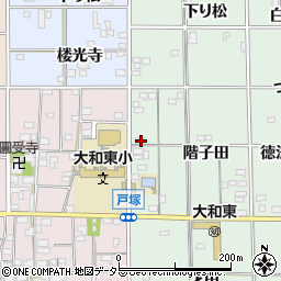 愛知県一宮市大和町妙興寺階子田84周辺の地図