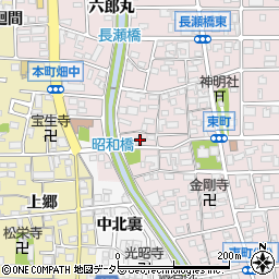 愛知県岩倉市東町東市場屋敷69周辺の地図