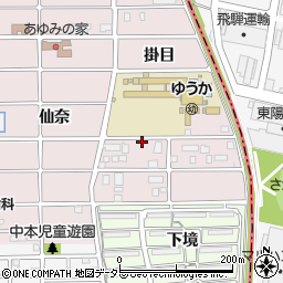 愛知県岩倉市東町掛目148周辺の地図