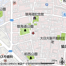 菊水学園　猿海道教室周辺の地図